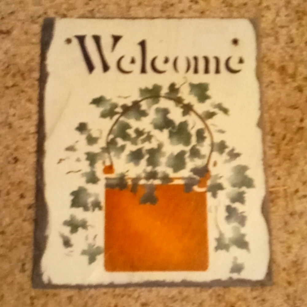 Granite sign